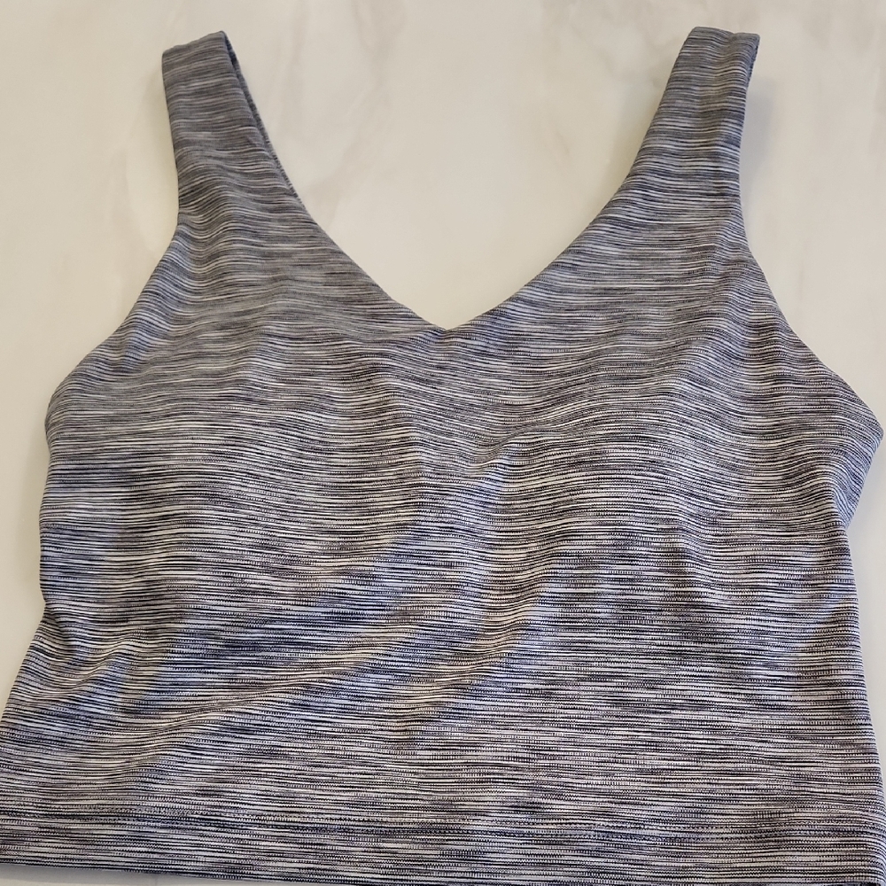 Gray Striped Tank